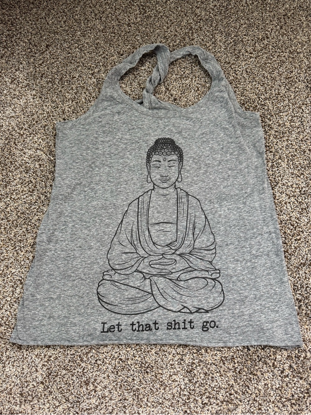 District Soft Grey Tee with Tag Detail